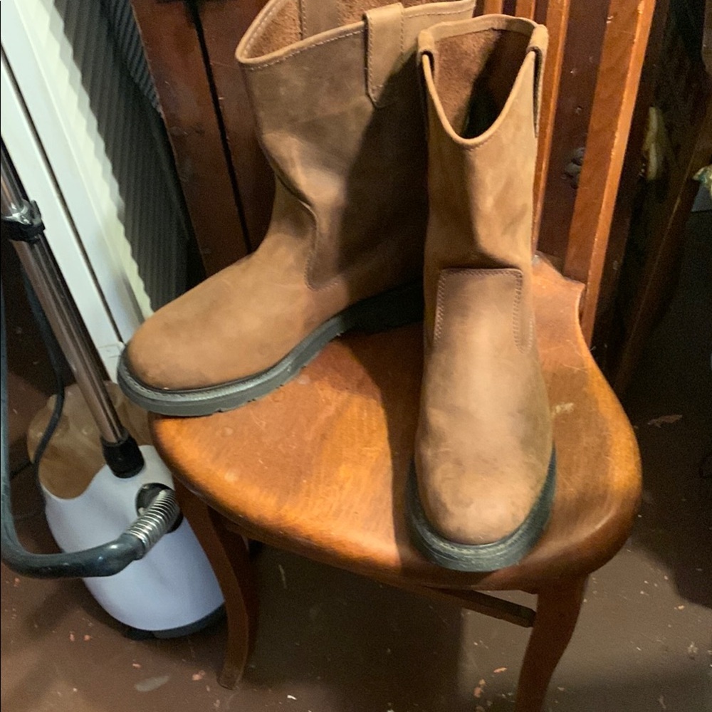 Men's Brown Leather Boots